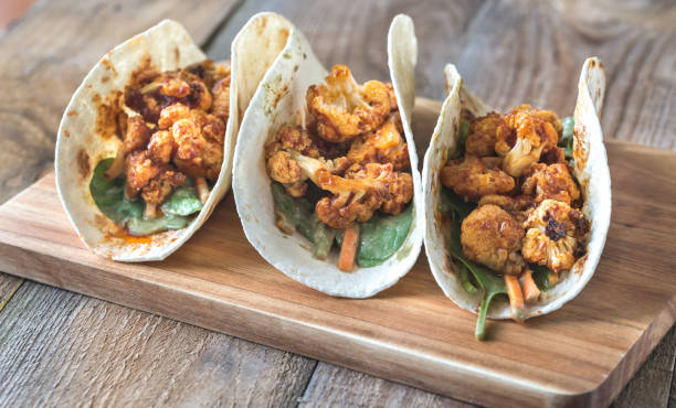 istock Tacos with spicy cauliflower 956387040