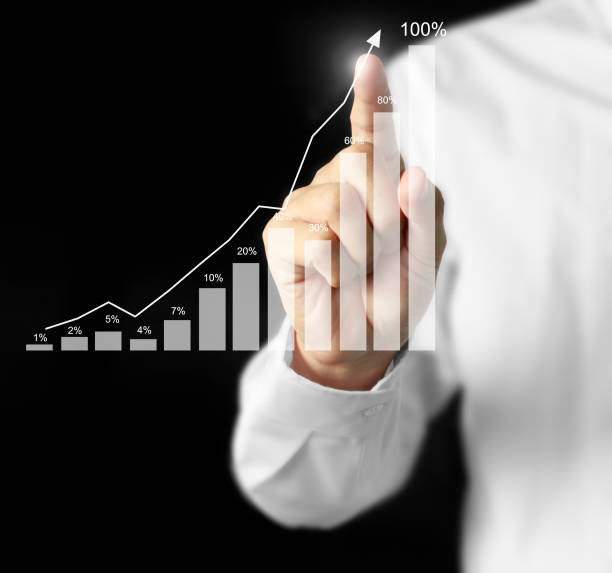 istock financial symbols coming from hand 956387610