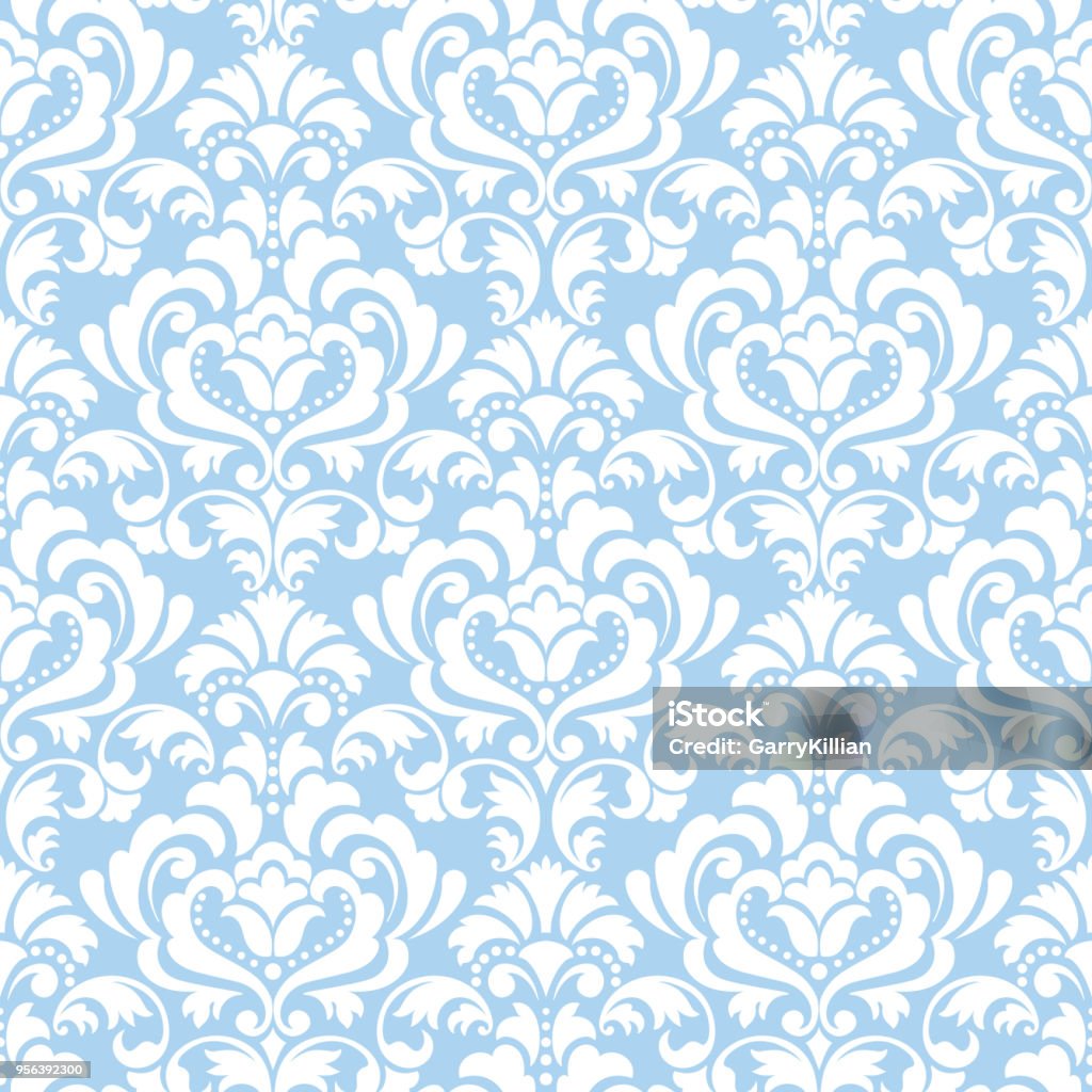 Vector Damask Nền Mẫu Liền Mạch Đồ Trang Trí Damask Cổ Điển Sang ...
