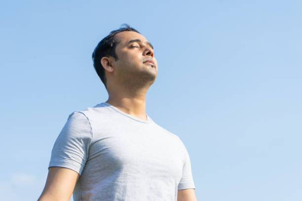 istock Serene Indian man meditating outdoors 956402846