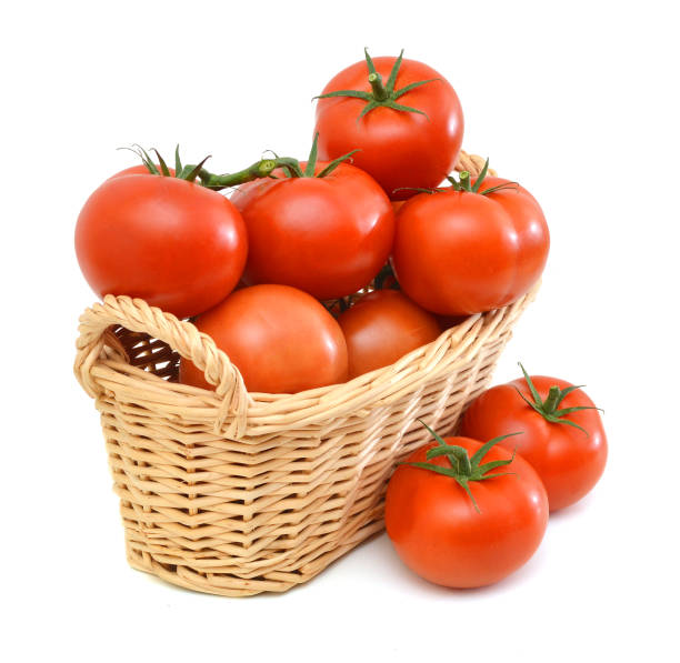 istock Red tomatoes in the basket 956416190