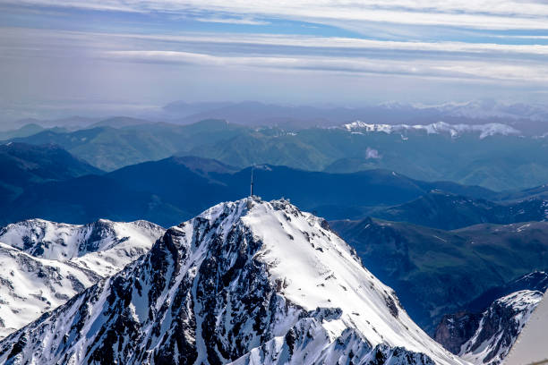 istock Pic du Midi and Pyrenees seen from plane 956417158