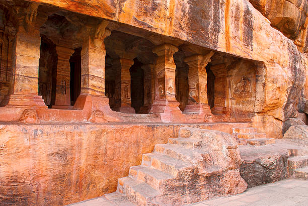 istock Cave 4 : Facade, Badami caves, Badami, Karnataka, India 956427488