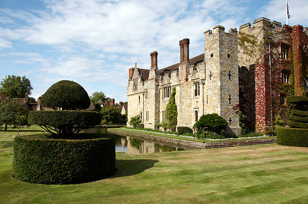 castle - hever foto e immagini stock