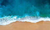 istock Aerial view of clear turquoise sea 956431518