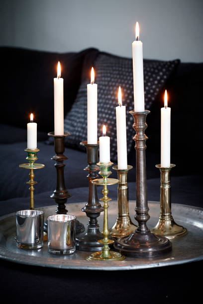 Candlesticks stock photo