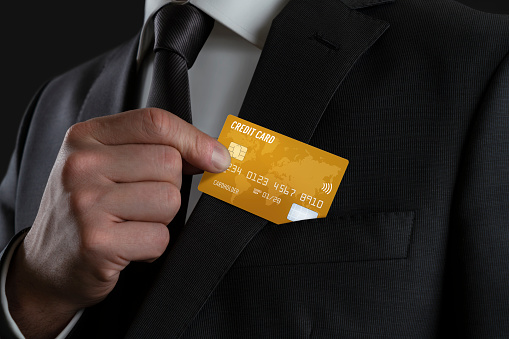 Credit Card, Gold Card, Businessman, Purchase, ATM