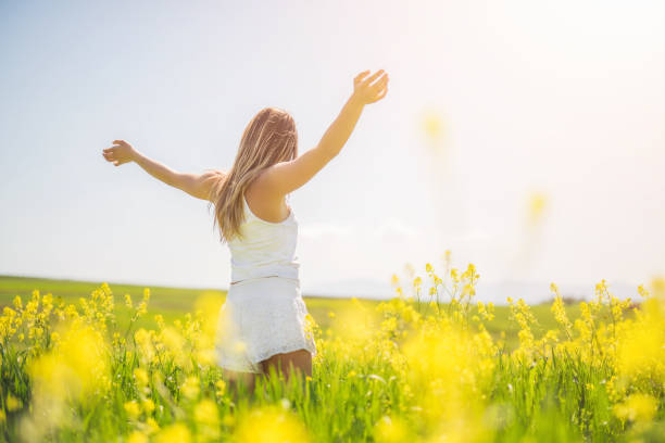 istock Happy young woman getting away from it all. 956440594