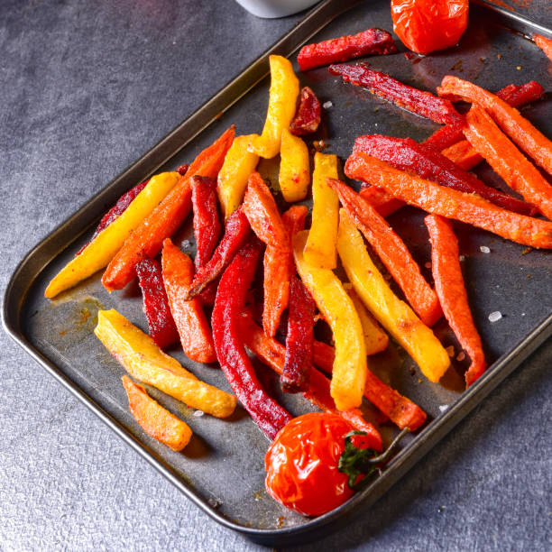 istock colorful vegetable fries from the oven 956441604
