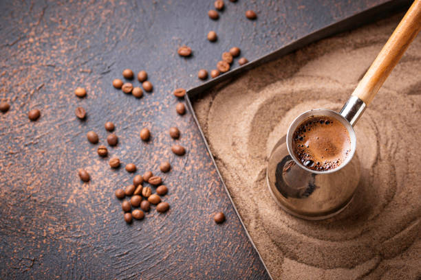 istock Traditional turkish coffee in cezve 956441642