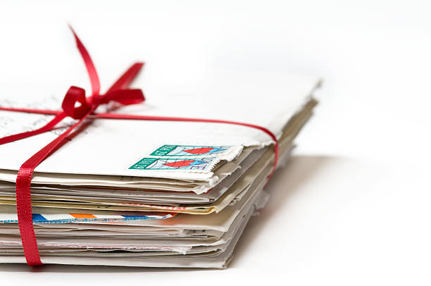 istock Love Letters with a Red Ribbon 95644591