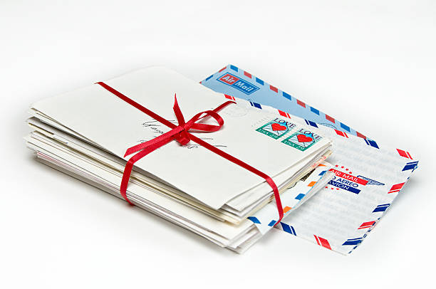 istock Love Letters with a Red Ribbon 95644609