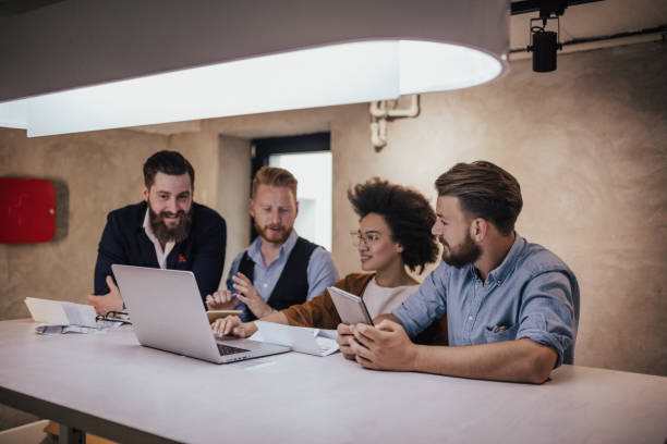 istock Financial advisors having meeting before meeting the clients 956451150