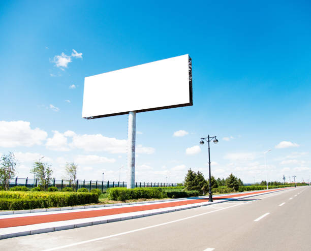 istock Blank billboard on the side of the road 956458758
