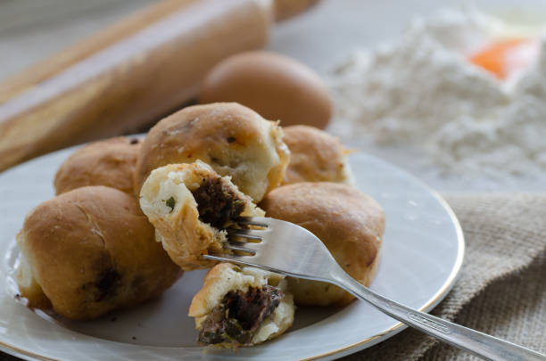 istock Traditional Turkish pastry filled with minced meat 956461112