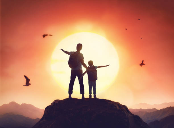 istock Father and daughter enjoying journey 956468948
