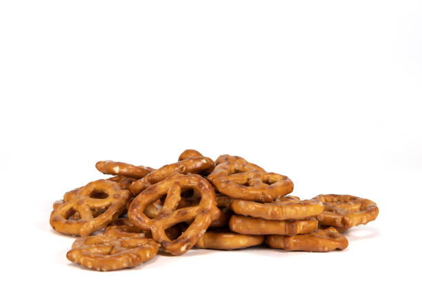istock Medium Pile of Pretzels on White 956479948
