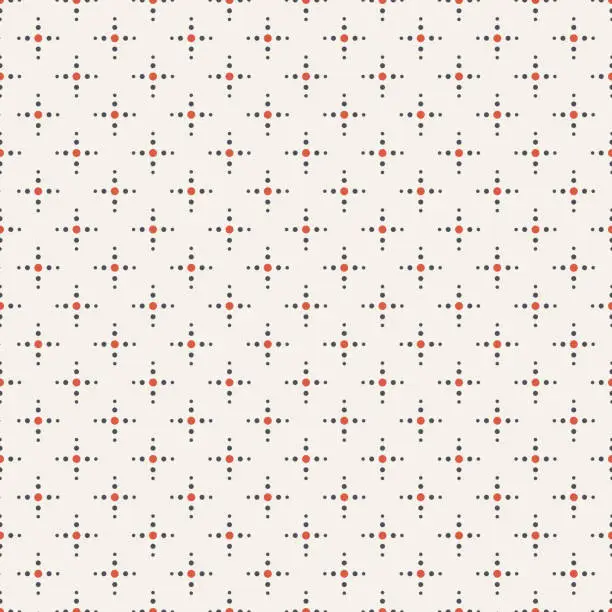Vector illustration of Abstract vector seamless minimalistic pattern.