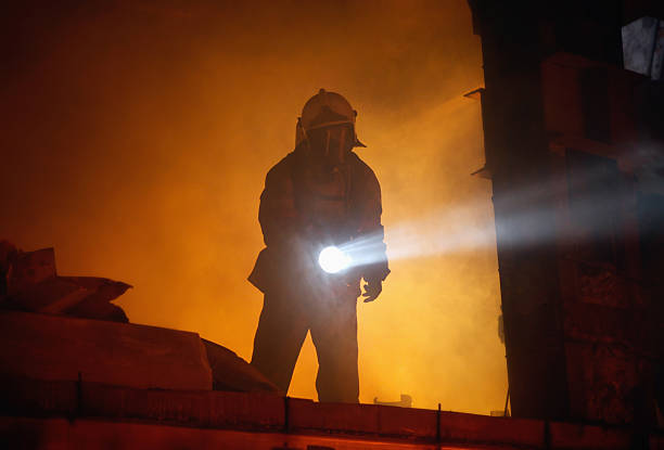 istock Rescuer search an accident victims 95650346