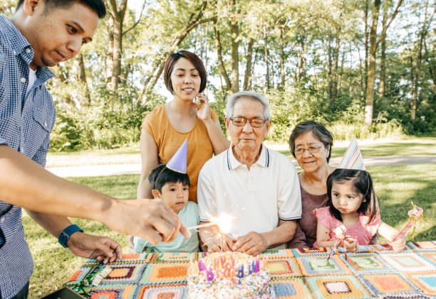 istock Celebrating birthday with family 956532024