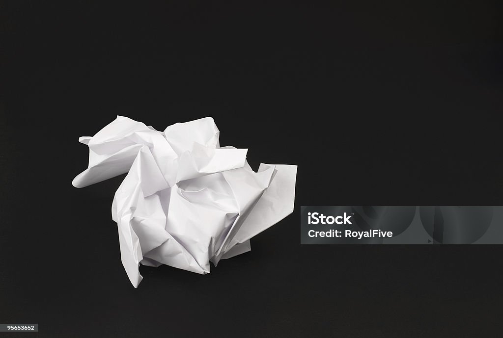 Papel amarrotado - Foto de stock de Origami royalty-free