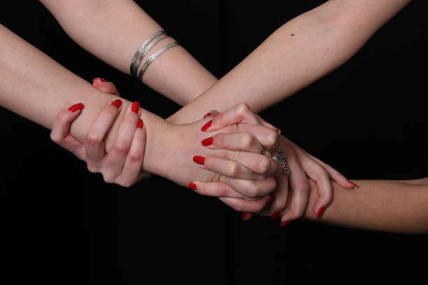 istock Girl Hands with long fingers 956542342