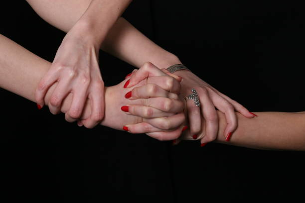 istock Girl Hands with long fingers 956542346