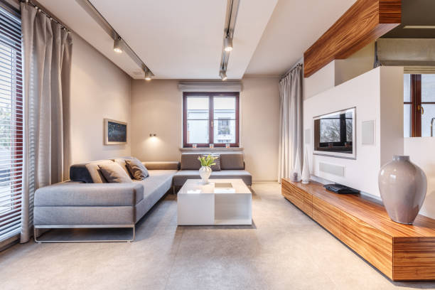 istock Big sofa in living room 956558748