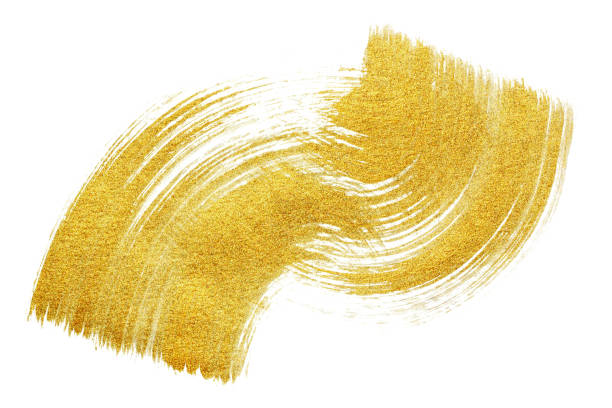 istock golden shiny brush stroke 956563624