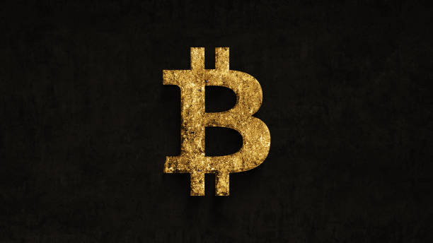 rouille sur temps bitcoin sur fond grunge - coin currency stack gold photos et images de collection