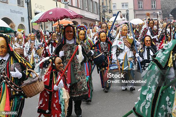 Traditional Carnival Parade In Rottweil Germany Stock Photo - Download Image Now - Carnival - Celebration Event, Parade, Germany