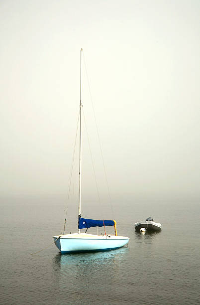 Abstract Long boat fishing on watercolor paining background and colorful splash brush to art.