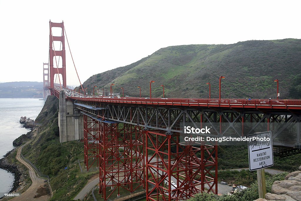 Golden Gate Bridge - Foto stock royalty-free di Graffiti