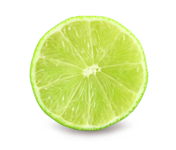 istock healthy food. sliced lime isolated on white background 956601042