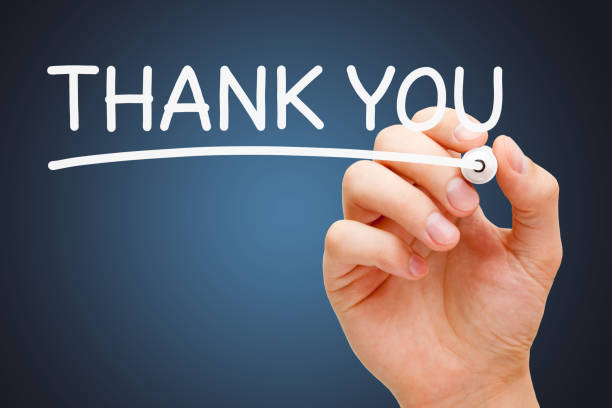 istock Thank You Handwritten With White Marker 956601048