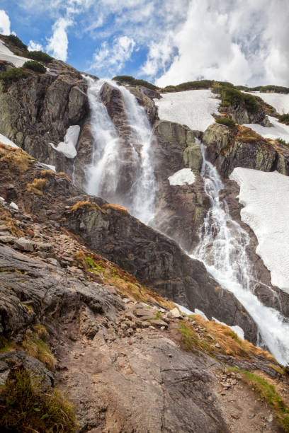 Waterfall Siklawa in the Tatras