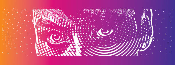 istock Close-up of Female superhero villain eyes 956601814