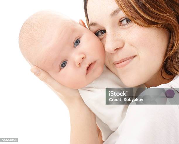 Happy Mother Play With Her Child Stock Photo - Download Image Now - 0-11 Months, Adult, Affectionate