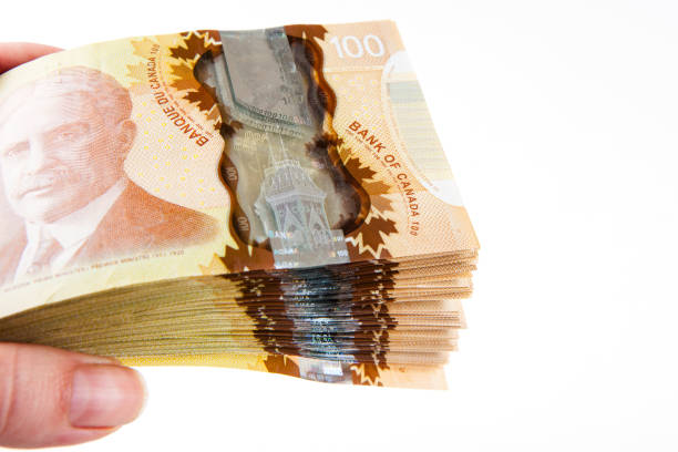 istock Hand Holding a Stack of Money - Canada 956610730