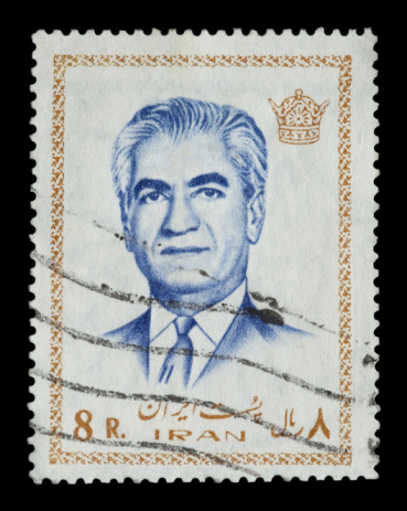 Iranian mail stamp featuring the last Shah before the revolution of 1978.