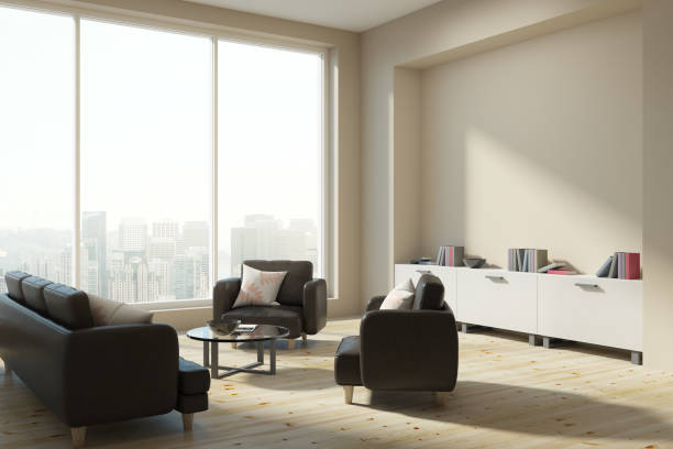 istock New concrete living room 956614790