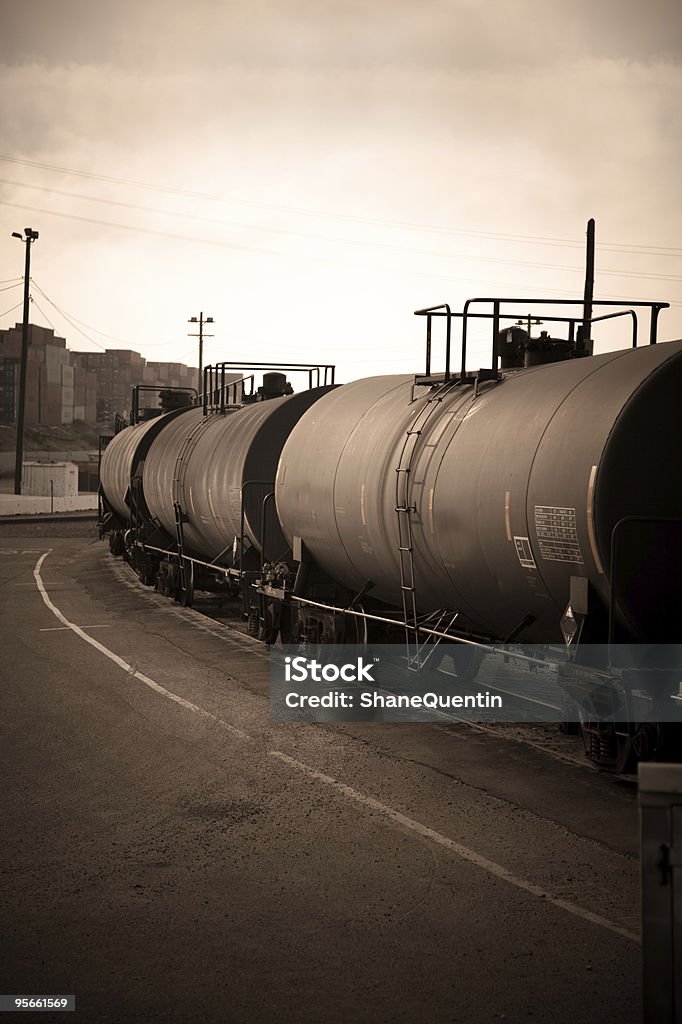 Blanco y negro de tren - Foto de stock de Acero libre de derechos