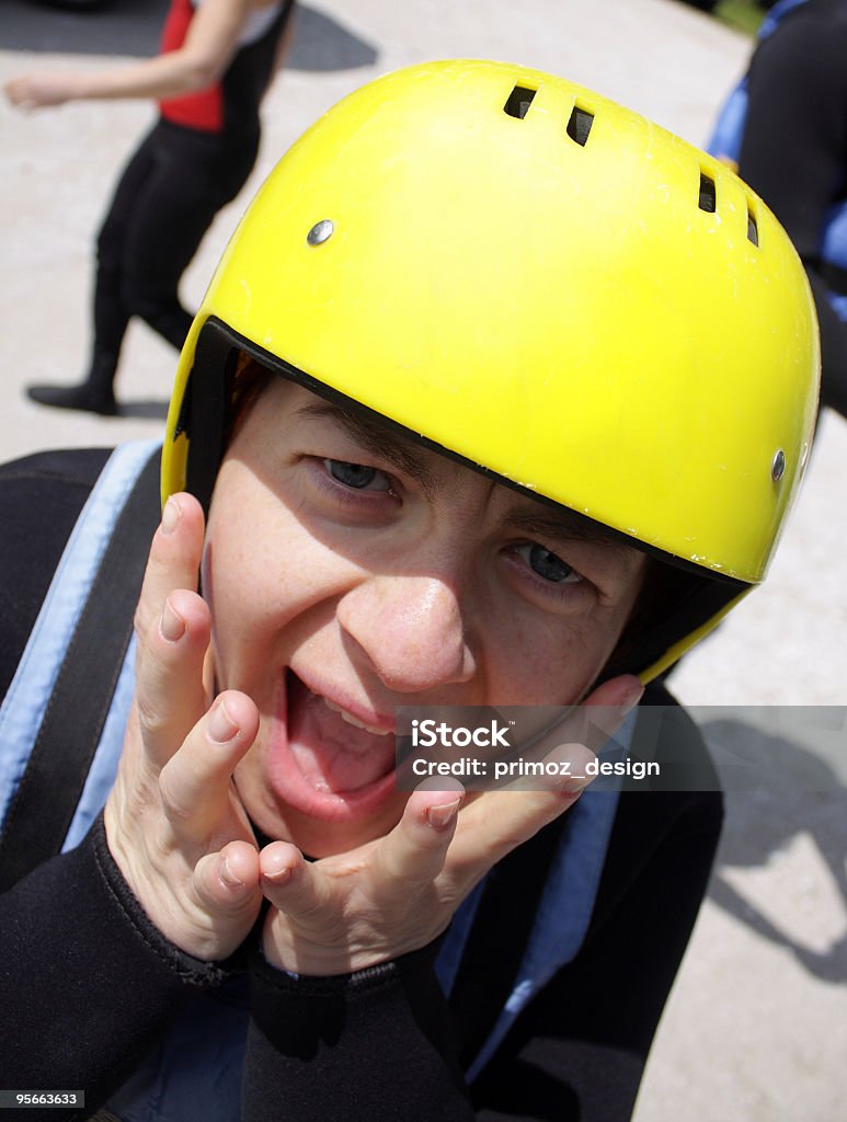 Grito de medo - Royalty-free Adolescente Foto de stock