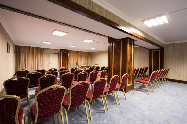 istock Interior of modern conference hall 956639286