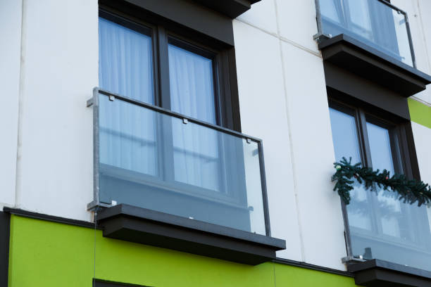 istock Modern new building with balconies 956639810