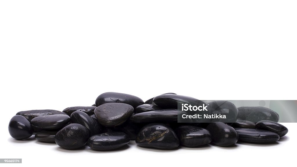 black stones  Black Color Stock Photo