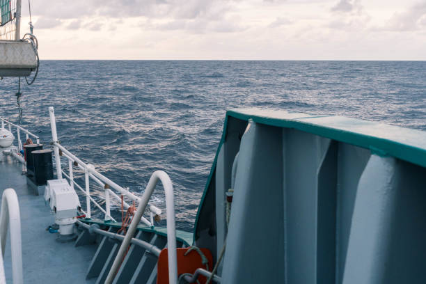 istock Sea or ocean landscape view from the ship deck 956660966
