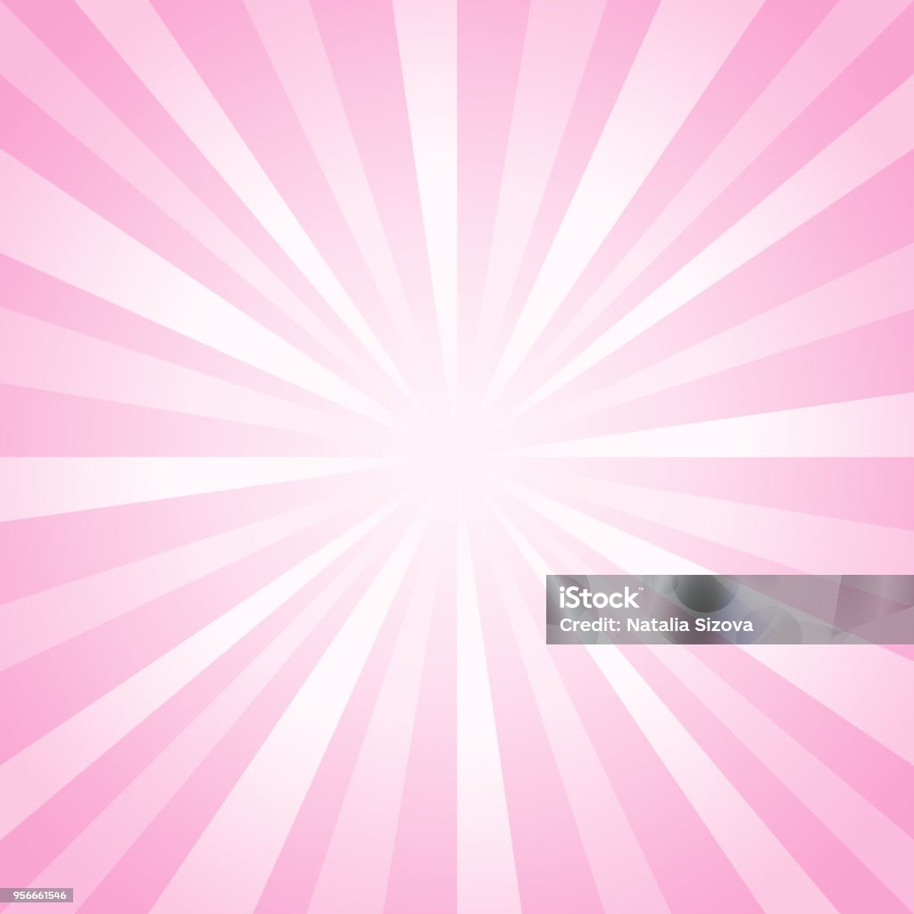Abstract Light Soft Pink Rays Background Vector Stock Illustration ...