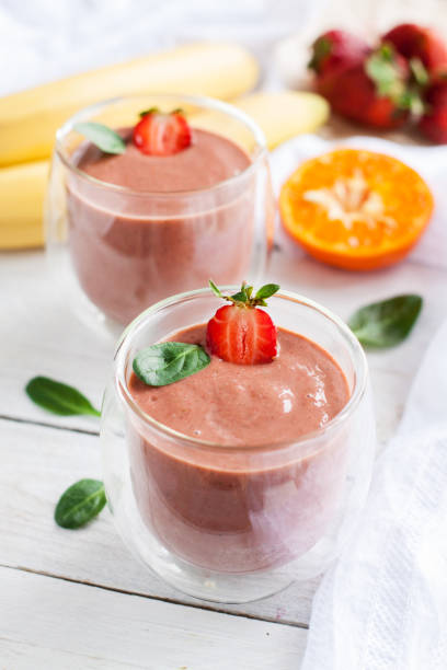 istock Healthy breakfast smoothie drink 956679440