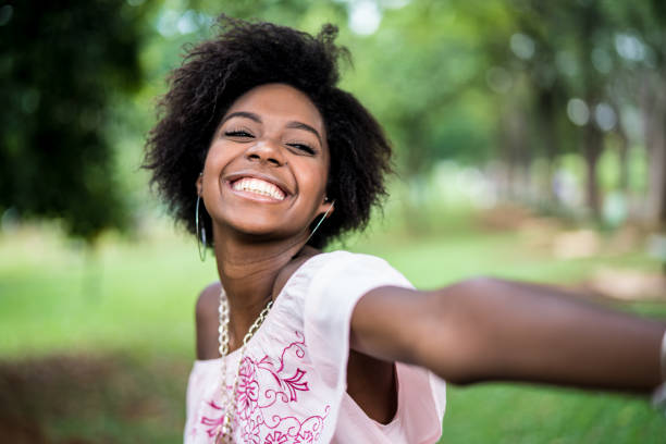 istock Girl Taking a selfie at Park 956692332